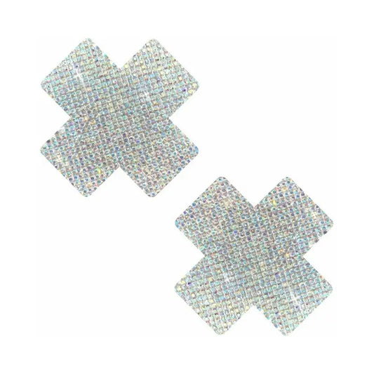 Neva Nude Pasty Razzle Dazzle Crystal Jewel Sparkle X Factor  Lingerie - Pasties and Tassels