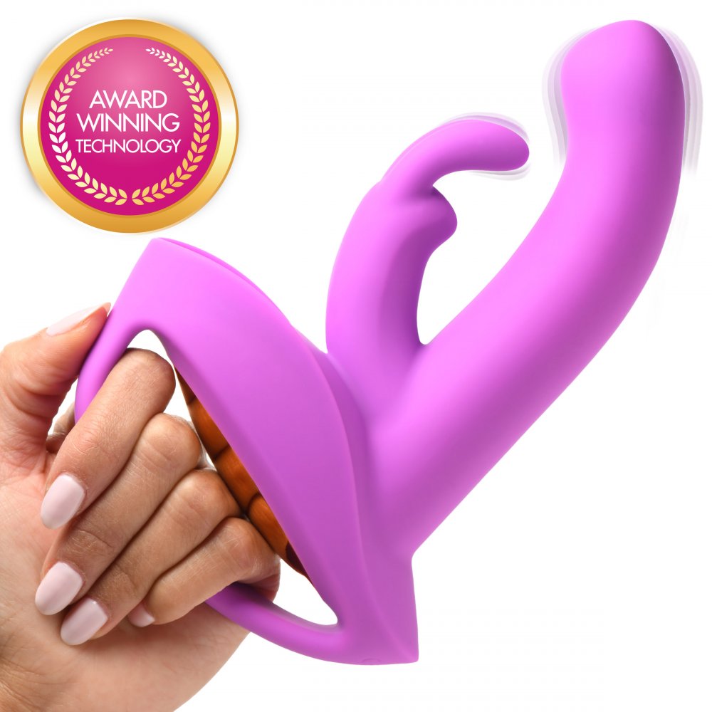 New Technology Vibrator 12X Come-Hither Rocker Silicone Rabbit Vibrator  Rabbit Vibrators