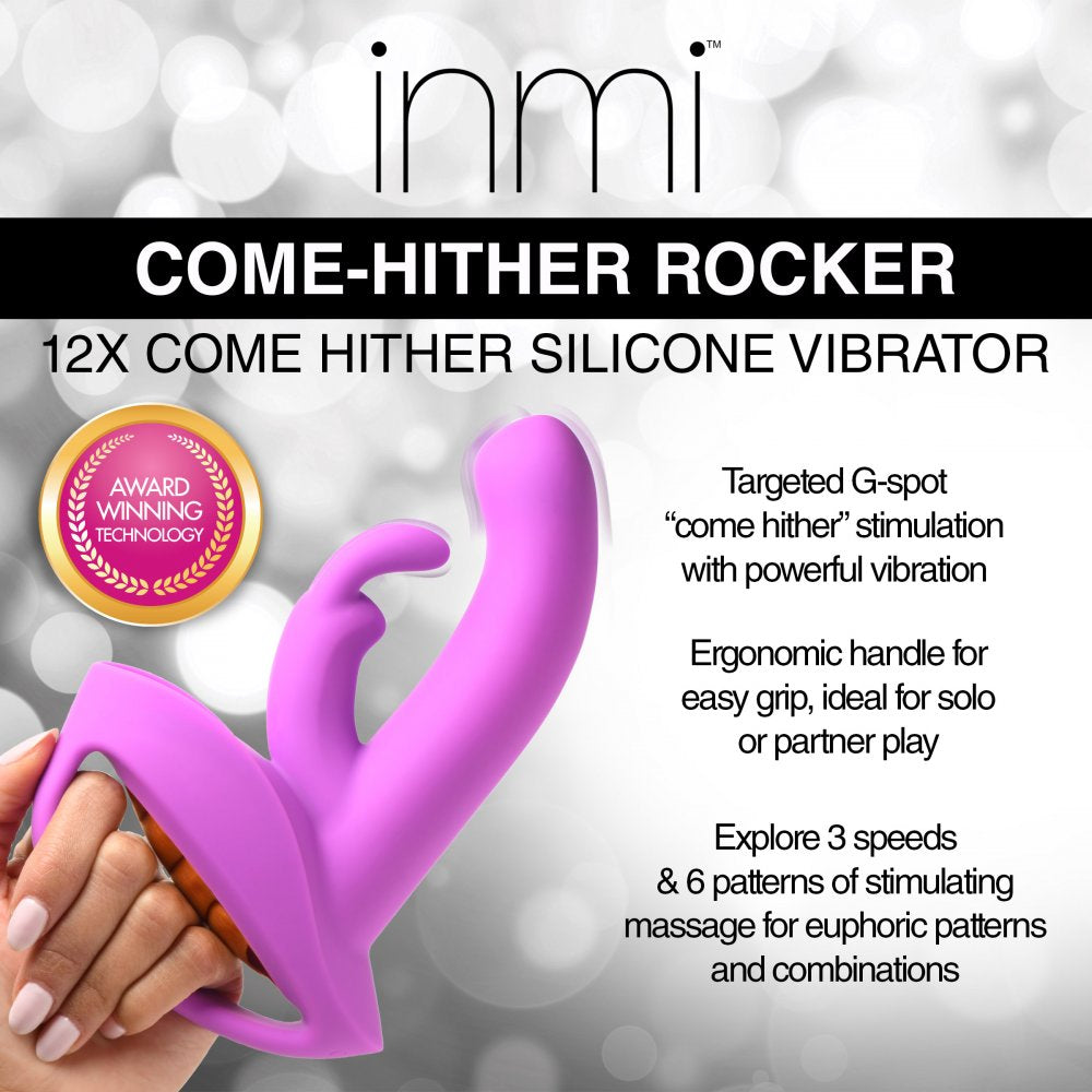 New Technology Vibrator 12X Come-Hither Rocker Silicone Rabbit Vibrator  Rabbit Vibrators