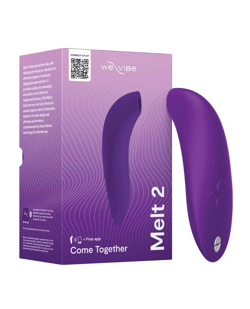 New We-Vibe Melt 2 Clit Suction Vibrator Sex Toy - Purple  Suction Vibrators