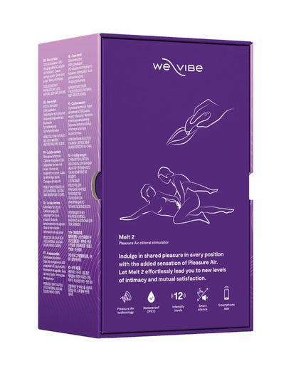 New We-Vibe Melt 2 Clit Suction Vibrator Sex Toy - Purple  Suction Vibrators
