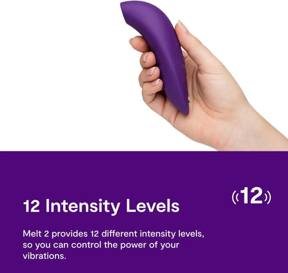New We-Vibe Melt 2 Clit Suction Vibrator Sex Toy - Purple  Suction Vibrators
