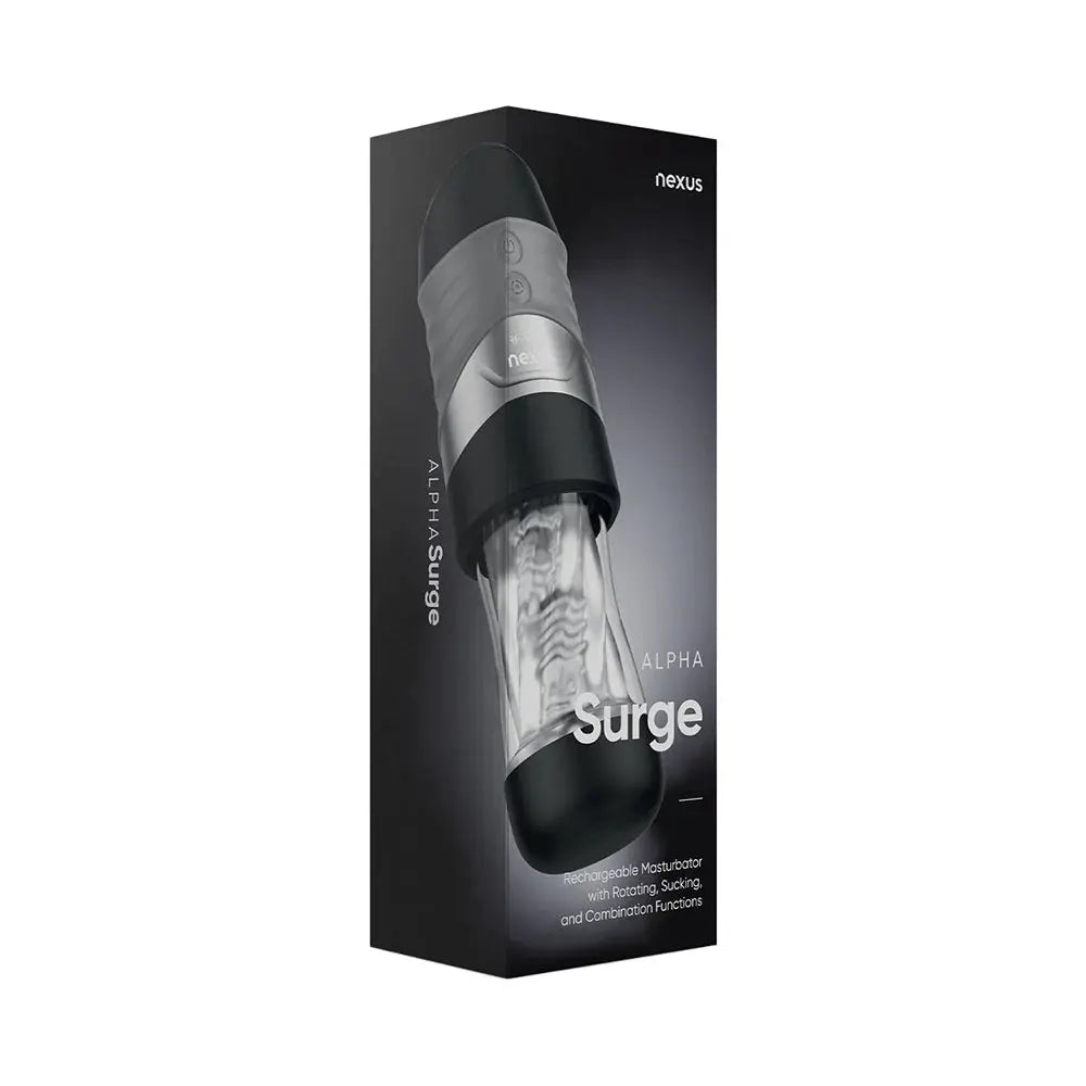 Nexus Alpha Surge Male Masturbator Sex Toy for Men  Male Masturbators - Sex Toys for Men - Pocket Pals & Strokers