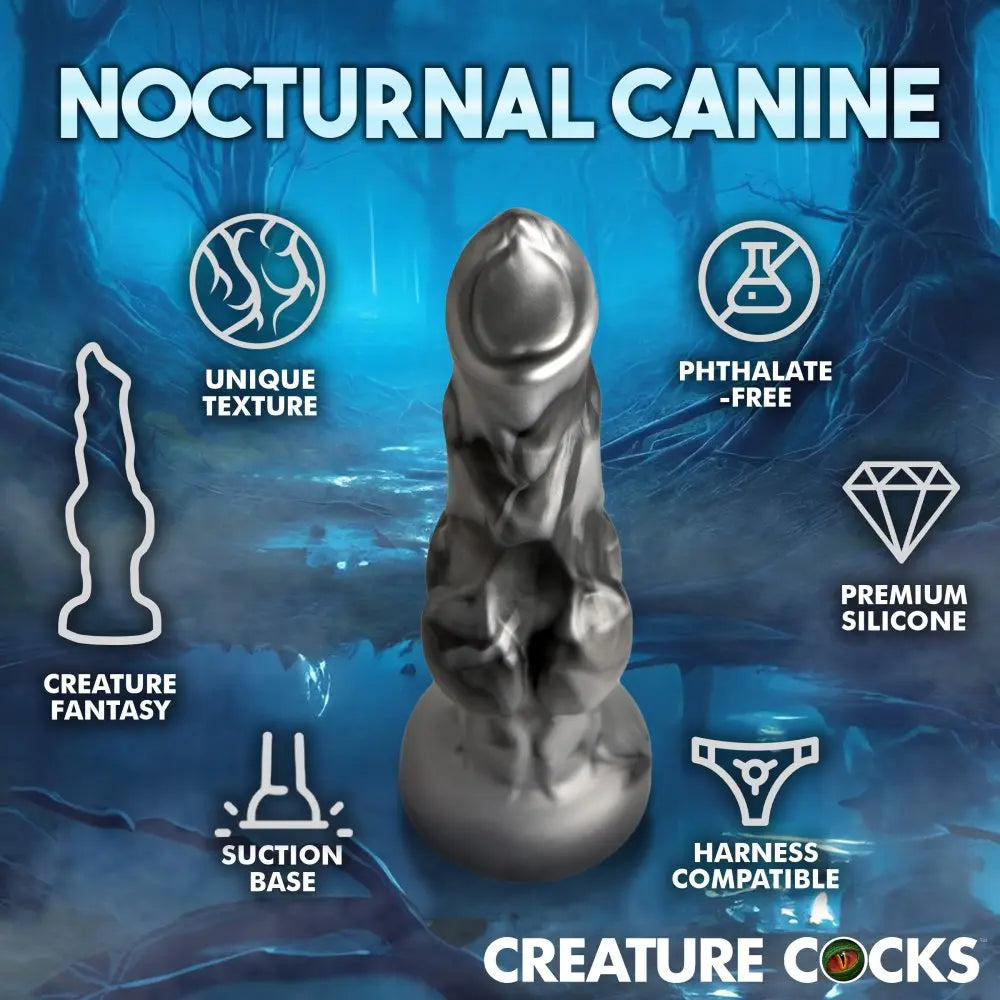 Night Prowler Silicone Dildo - Medium  Fantasy Dildos