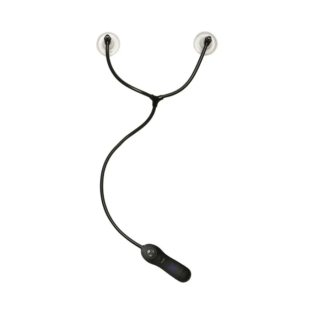 Nipple Torture Auto Vibrating Nipple Sucker Cups Black  Fetish - Nipple Clips Clamps & Suckers