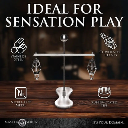 Nipple Torture - The Tower of Pain Nipple Clamps  Nipple and Clit Toys