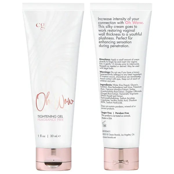 OH Wow Tightening Gel 1oz | 30mL  Lubes, Lotions and Accessories