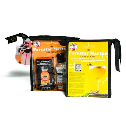 ORAL SEX COCKTAIL KIT - Porn Star Martini (Tropical Mango) 2oz Divine Nectar / .75oz Oil of Love  Lubes, Lotions and Accessories