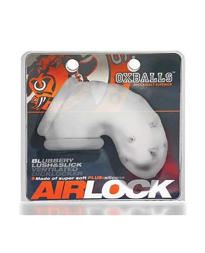 OXBALLS Silicone Cock Cage, Air-lite Vented Soft Chastity Device  Chastity