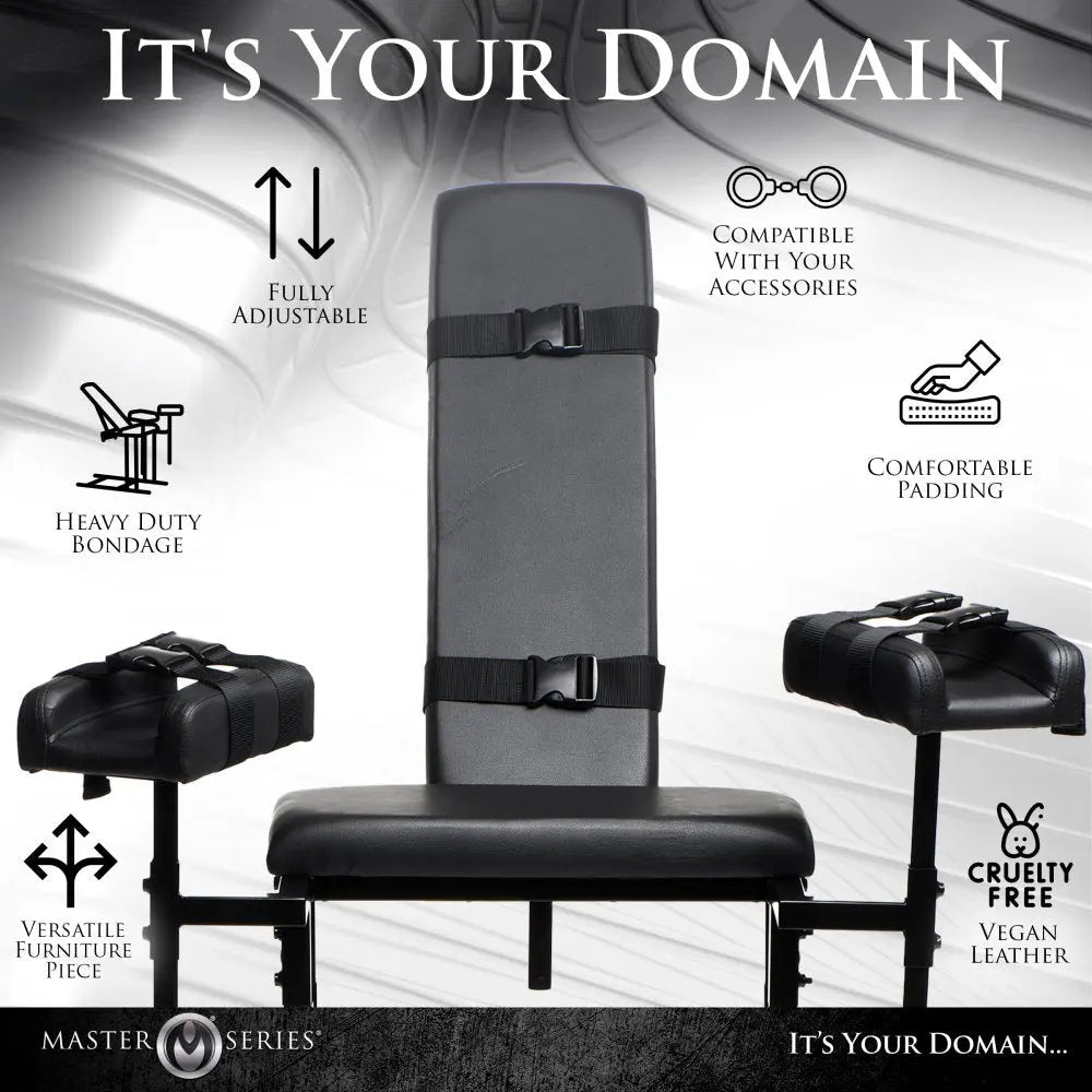 Obedience Adjustable Bondage Chair Versatile BDSM Furniture for Premium Restraint Play  Bondage Chair