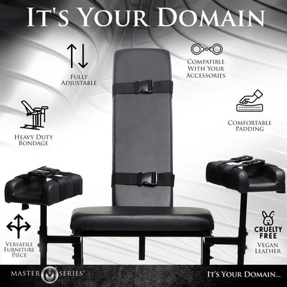Obedience Adjustable Bondage Chair Versatile BDSM Furniture for Premium Restraint Play  Bondage Chair