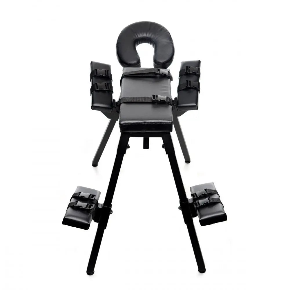 Obedience Extreme Bondage Bench with BDSM Restraint Straps  Dungeon Furniture and Accessories