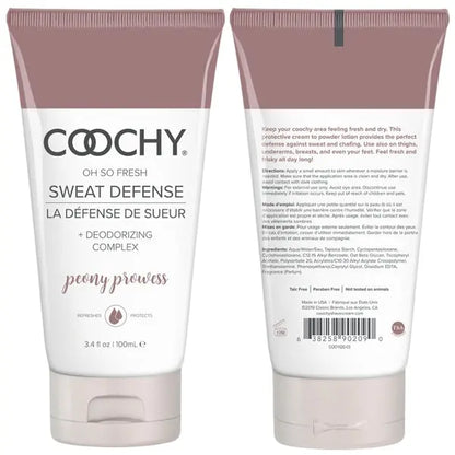 Oh So Fresh Sweat Defense - Peony Prowess 3.4oz | 100mL  Lubes, Lotions and Accessories