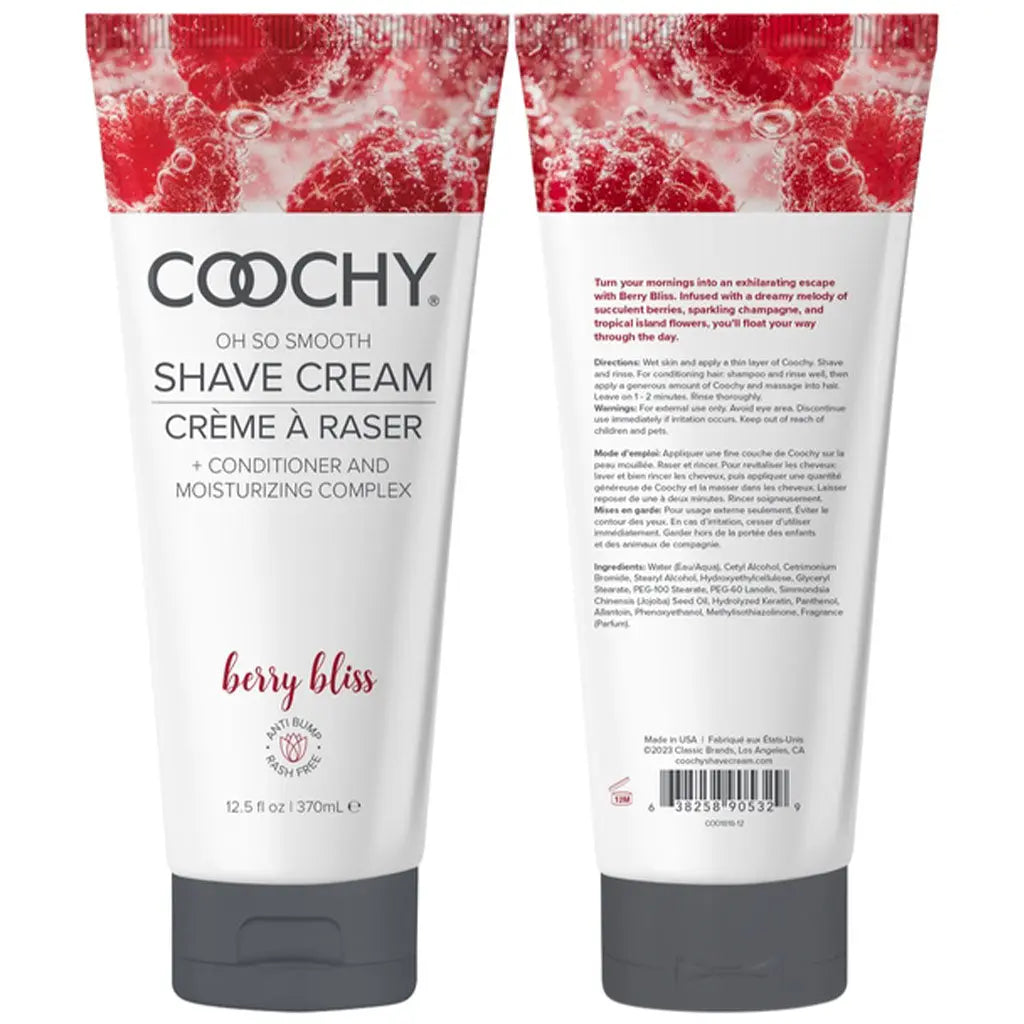 Oh So Smooth Shave Cream Berry Bliss 12.5oz | 370mL  Lubes, Lotions and Accessories