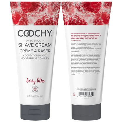 Oh So Smooth Shave Cream Berry Bliss 12.5oz | 370mL  Lubes, Lotions and Accessories