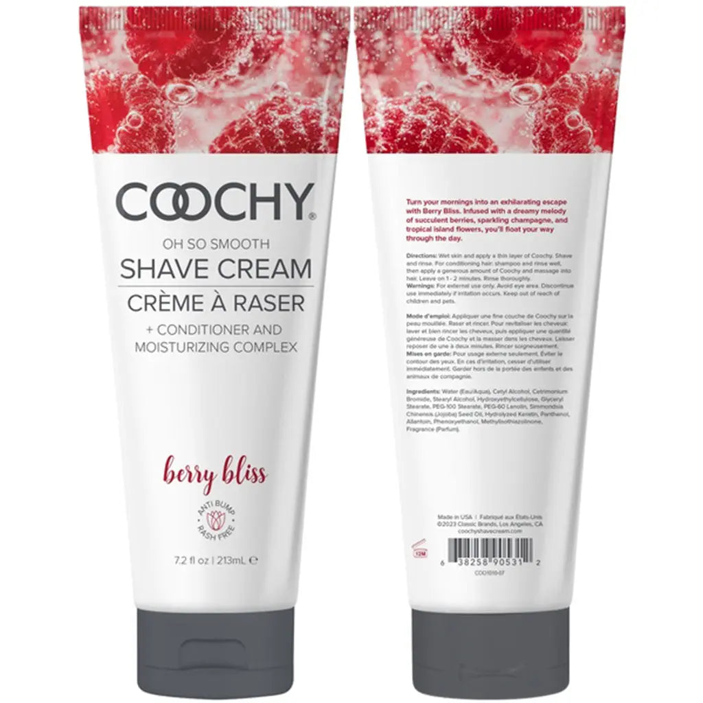 Oh So Smooth Shave Cream Berry Bliss 7.2oz | 213mL  Lubes, Lotions and Accessories