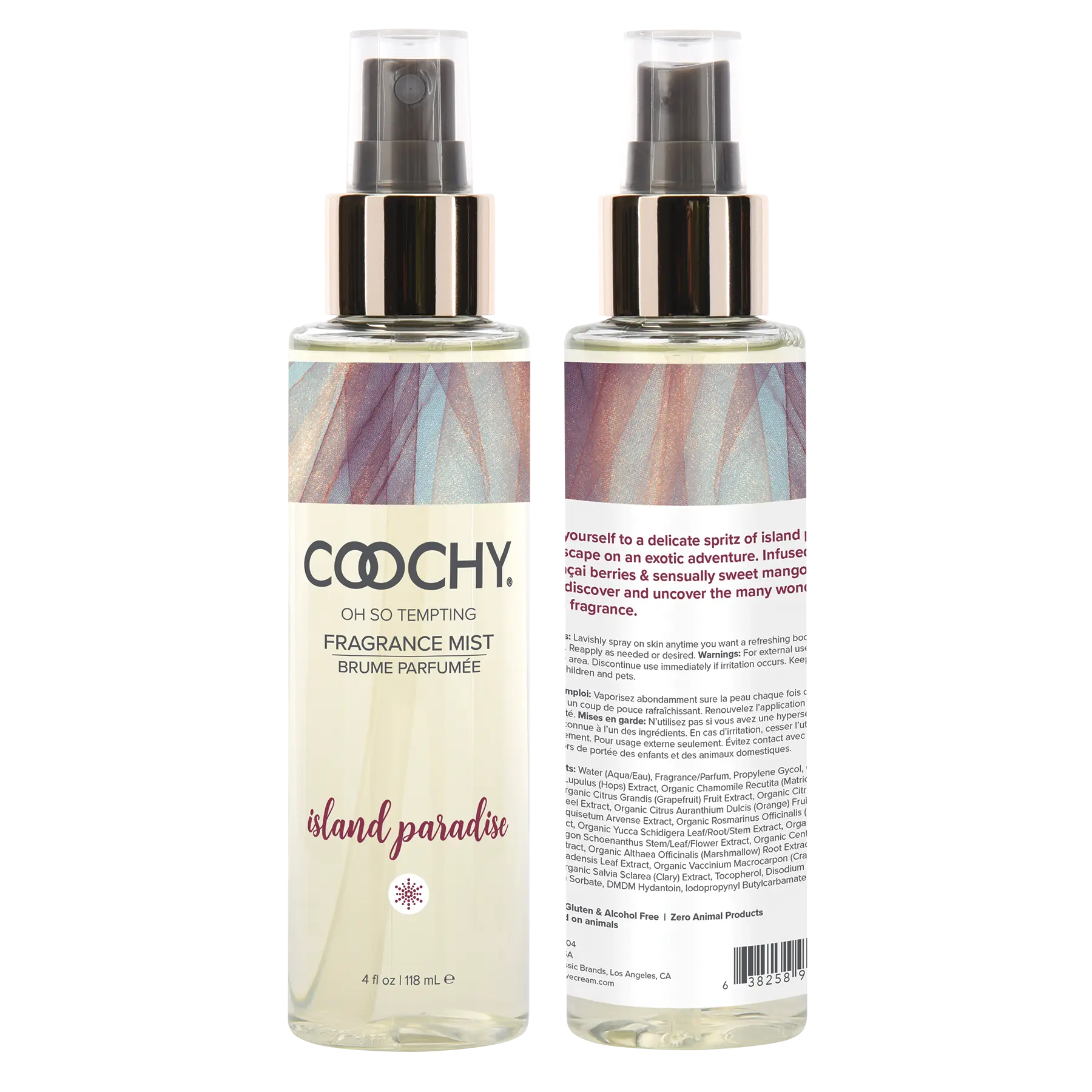 Oh So Tempting Fragrance Mist Island Paradise 4oz | 118mL  Lubes, Lotions and Accessories