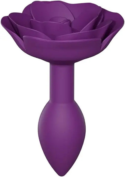 Open Roses Silicone Anal Plug Purple Rain Small  Anal Plug Sex Toy