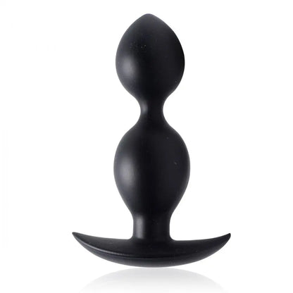 Orbs Steel Weighted Duotone Silicone Anal Plug  Anal Plug Sex Toy