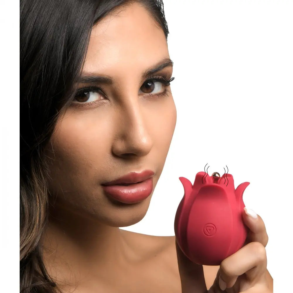 Orchids Wild Vibrating Pinpoint Rose Tickler  Nipple and Clit Toys