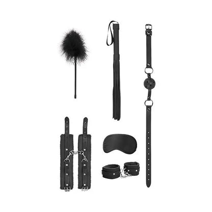 Ouch! 6-Piece Beginner Bondage Kit Black  Bondage Kits