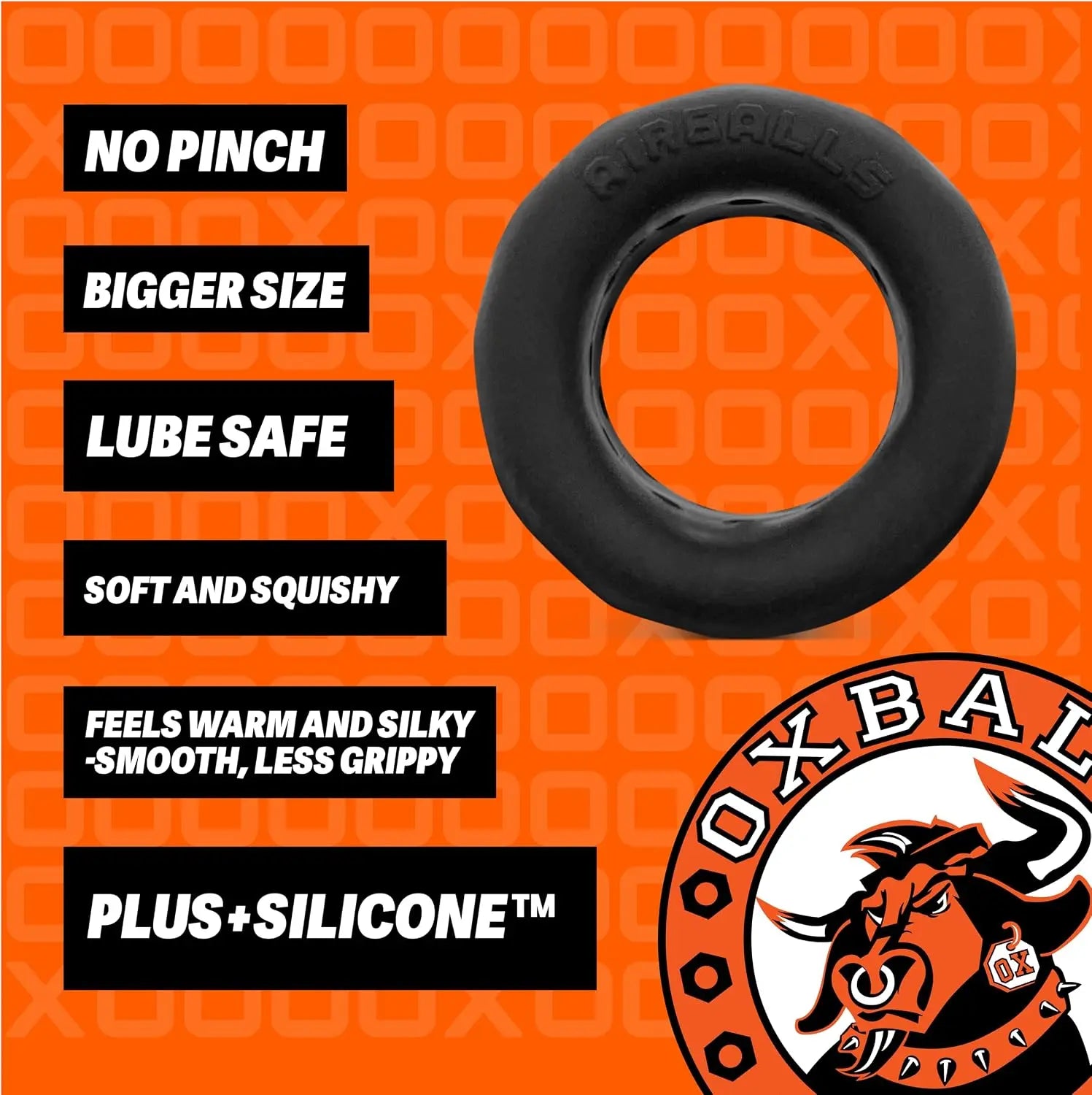 OxBalls Airballs Air Lite Light Weight Ball Stretcher Black Ice  Ball Stretcher