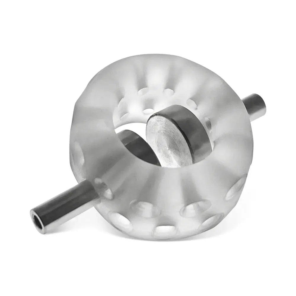 OxBalls Airballs Electro Air-Lite Electrosex Ballstretcher Clear Ice  E-Stim Penis Toy