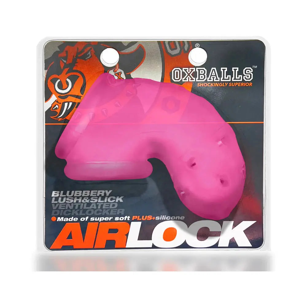OxBalls Airlock Air-Lite Vented Chastity Pink Ice  Chastity