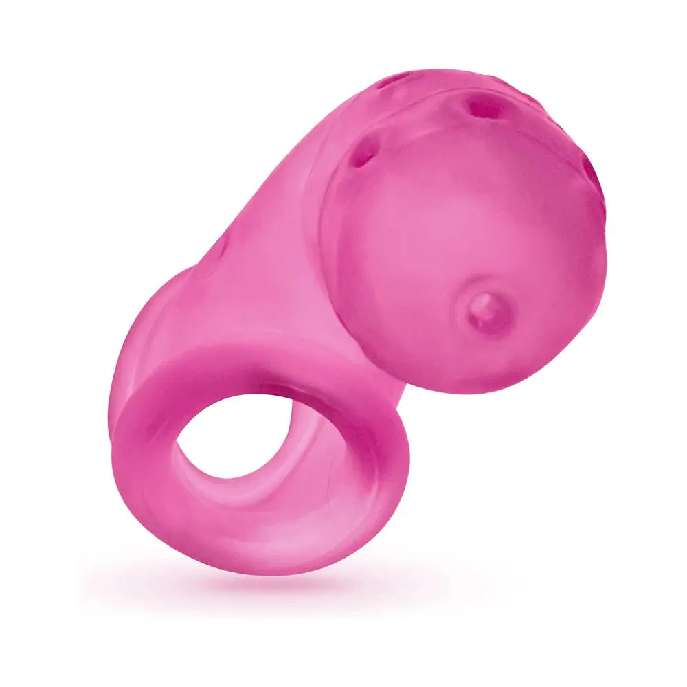OxBalls Airlock Air-Lite Vented Chastity Pink Ice  Chastity
