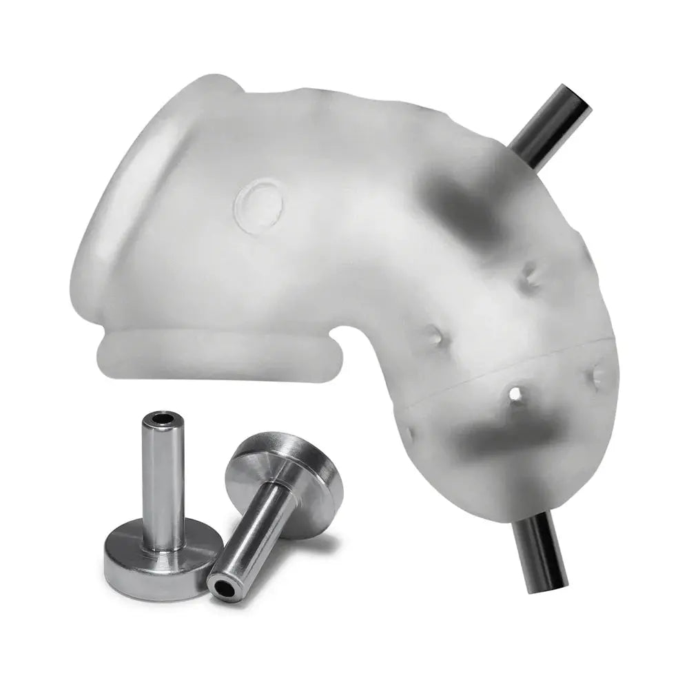 OxBalls Airlock Electrosex Chastity Air-Lite Vented Chastity  E-Stim Penis Toy