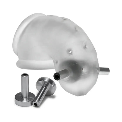 OxBalls Airlock Electrosex Chastity Air-Lite Vented Chastity  E-Stim Penis Toy