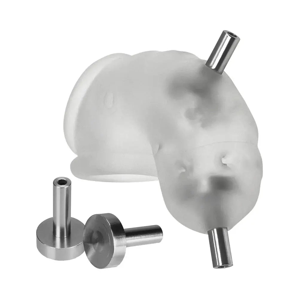 OxBalls Airlock Electrosex Chastity Air-Lite Vented Chastity  E-Stim Penis Toy