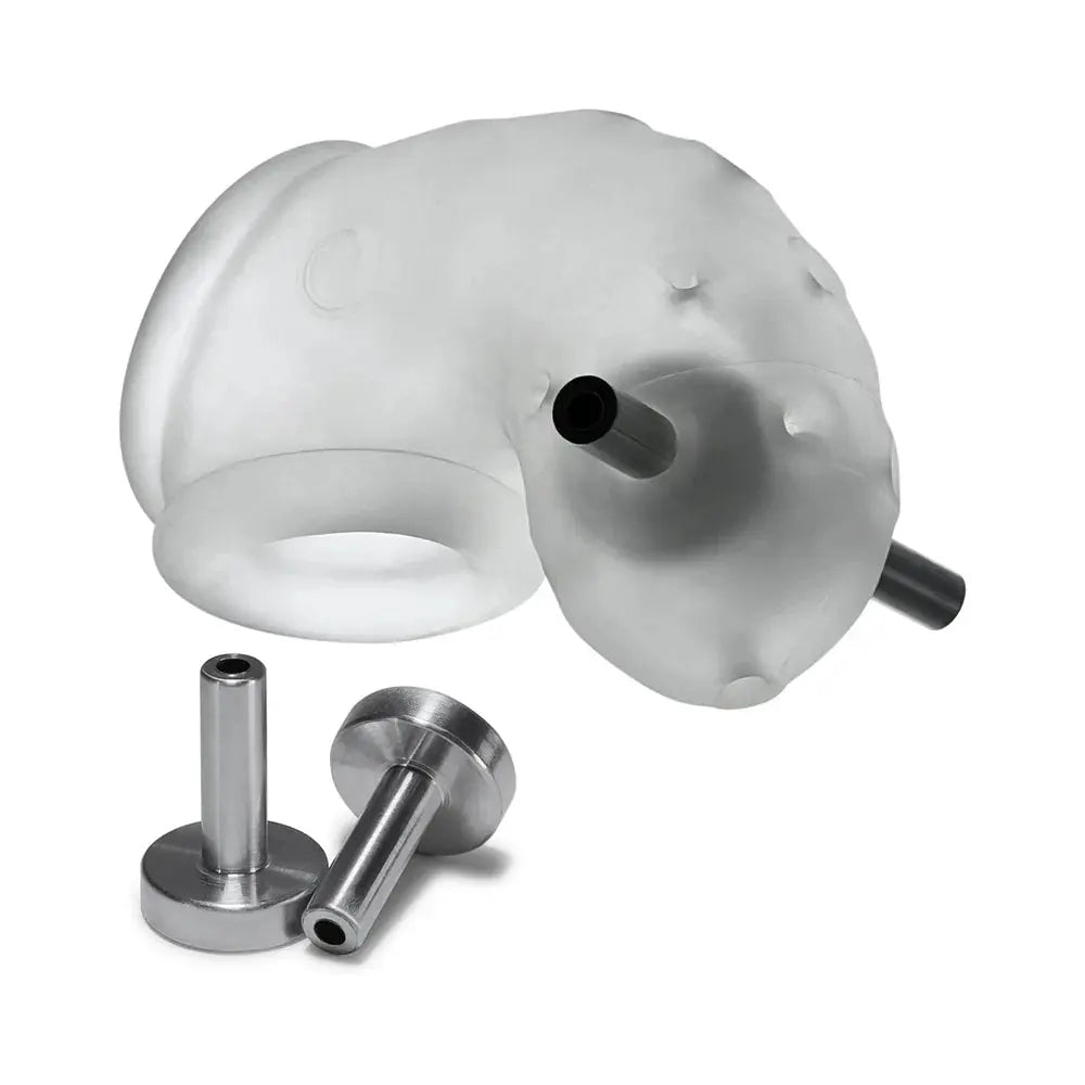 OxBalls Airlock Electrosex Chastity Air-Lite Vented Chastity  E-Stim Penis Toy