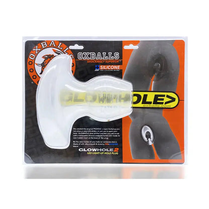 Oxballs Glowhole-2 Buttplug with LED Insert Large  Anal Plug Sex Toy