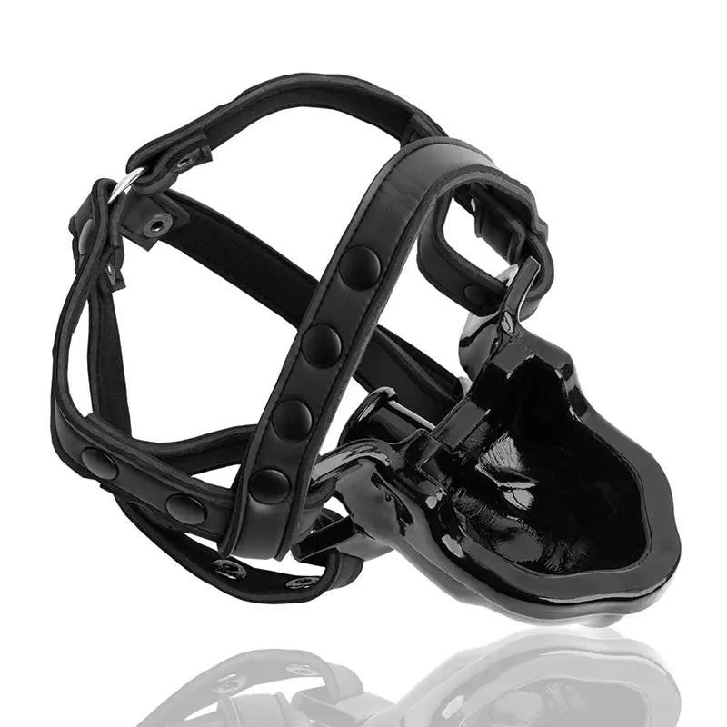 Oxballs Watersport Strap on Gag - BDSM Funnel Urinal Gag Black  Masks, Gags and Blindfolds