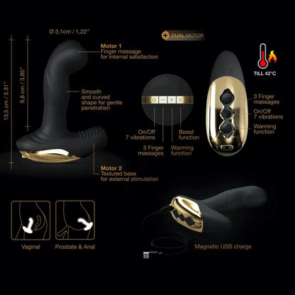 P-Finger Come Hither Remote Control Vibrating Prostate Massager  Prostate Play