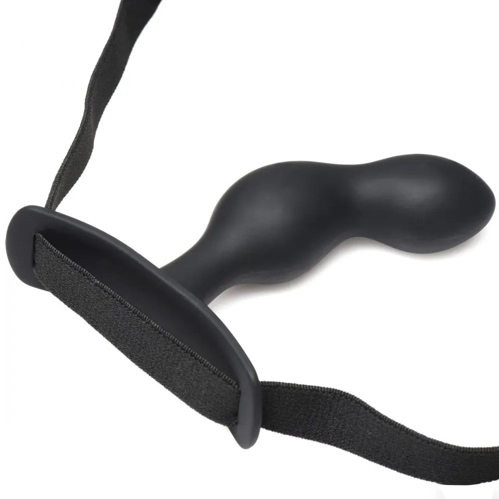 P-Spot Plugger Vibrating Prostate Plug with Bondage Harness and Remote Control  Prostate Play