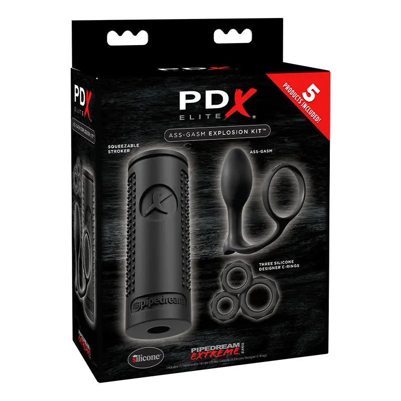 PDX Elite Ass-Gasm Explosion 5-Piece Kit  Anal - Kits