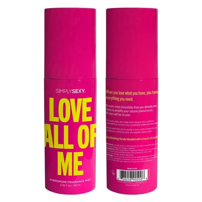 PHEROMONE BODY MIST - LOVE ALL OF  ME - 3.35 floz | 99mL  Lubes, Lotions and Accessories