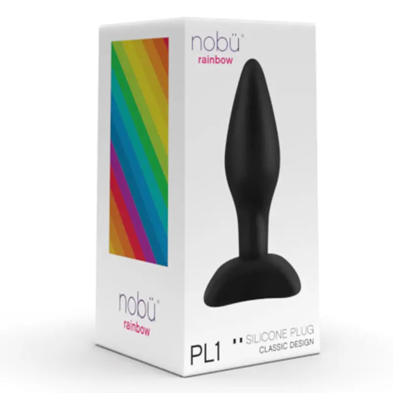 PL1 SILICONE PLUG - BLACK  Anal