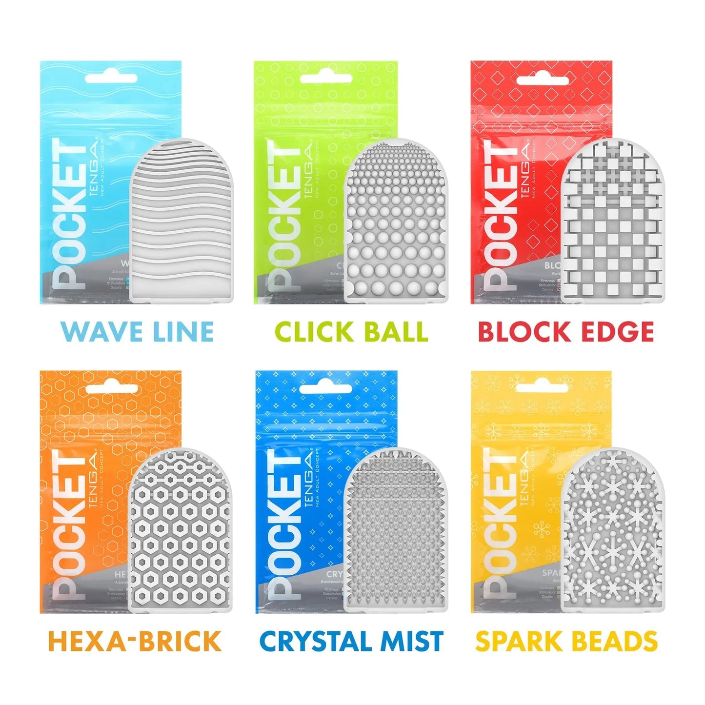 POCKET TENGA HEXA-BRICK  For Him