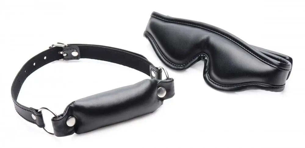 Padded Bondage Blindfold and BDSM Gag Set  Masks, Gags and Blindfolds