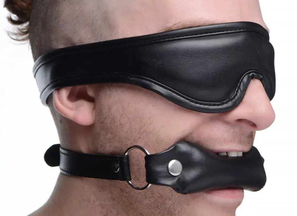 Padded Bondage Blindfold and BDSM Gag Set  Masks, Gags and Blindfolds