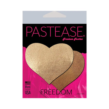 Pastease Love: Liquid Rose Gold Heart Nipple Pasties  Lingerie - Pasties and Tassels