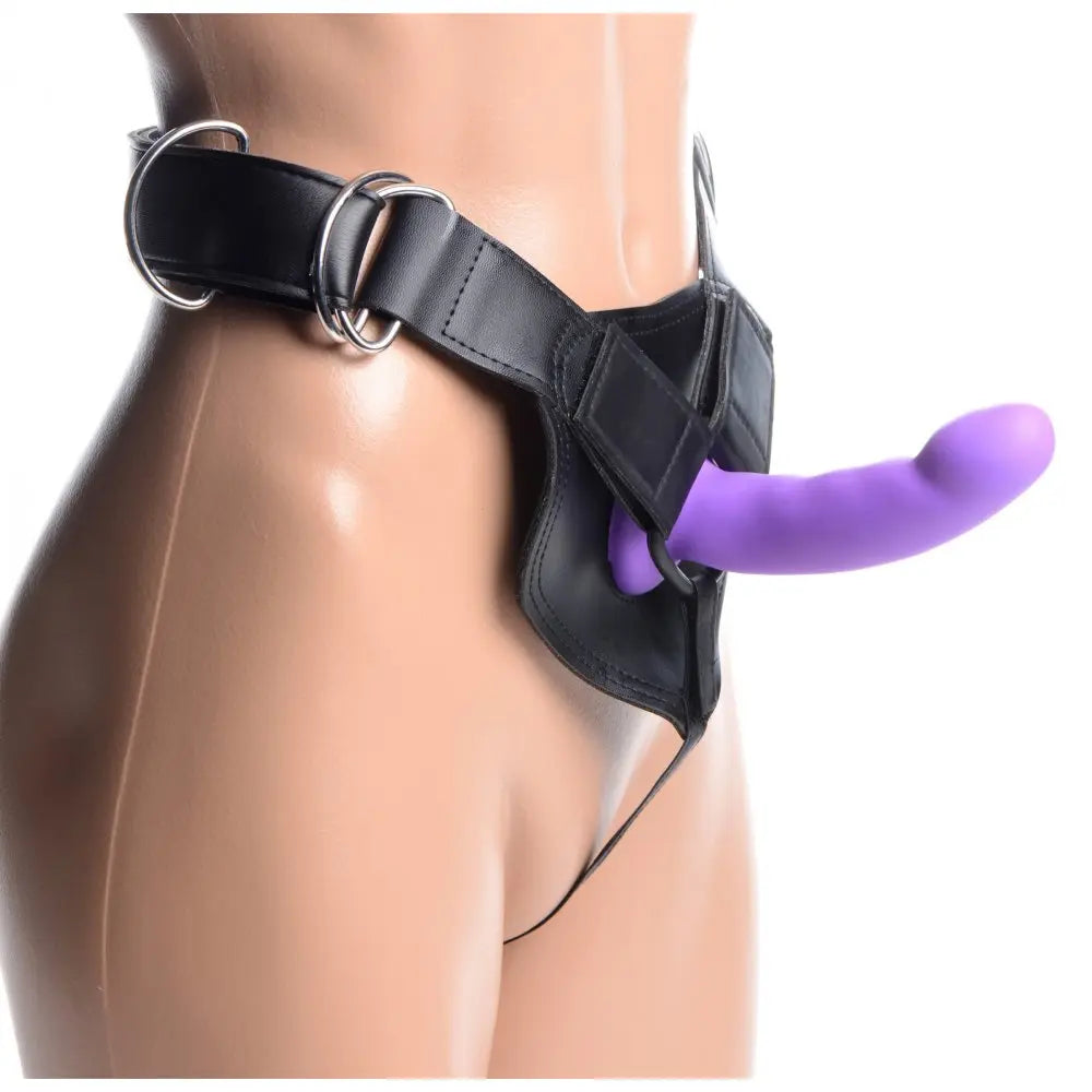 Pegging Kit - Flaunt Strap-On with Purple Silicone Dildo  Strap-Ons and Harnesses