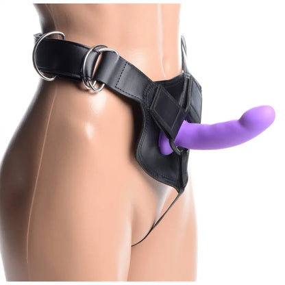 Pegging Kit - Flaunt Strap-On with Purple Silicone Dildo  Strap-Ons and Harnesses