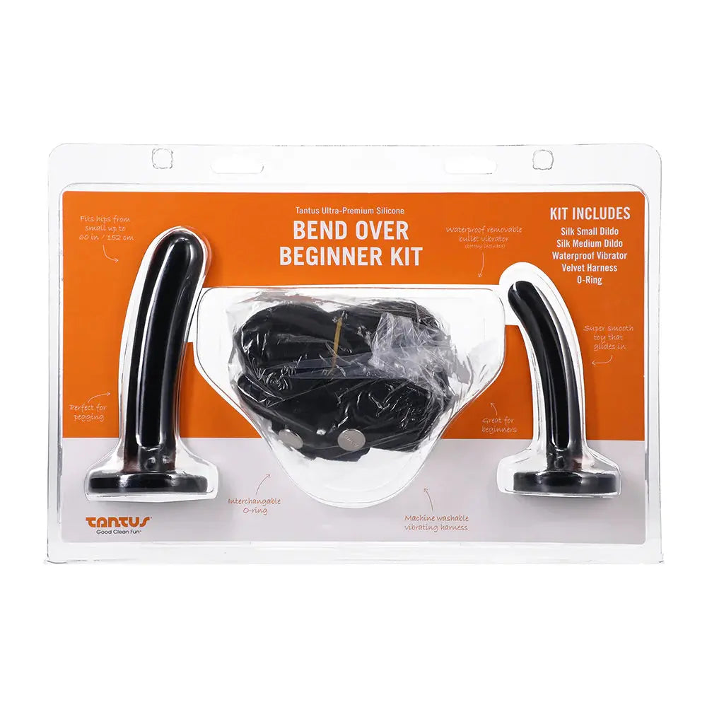 Pegging Kit Tantus Bend Over Beginner Strap-On Harness Kit Black  Fetish - Kits