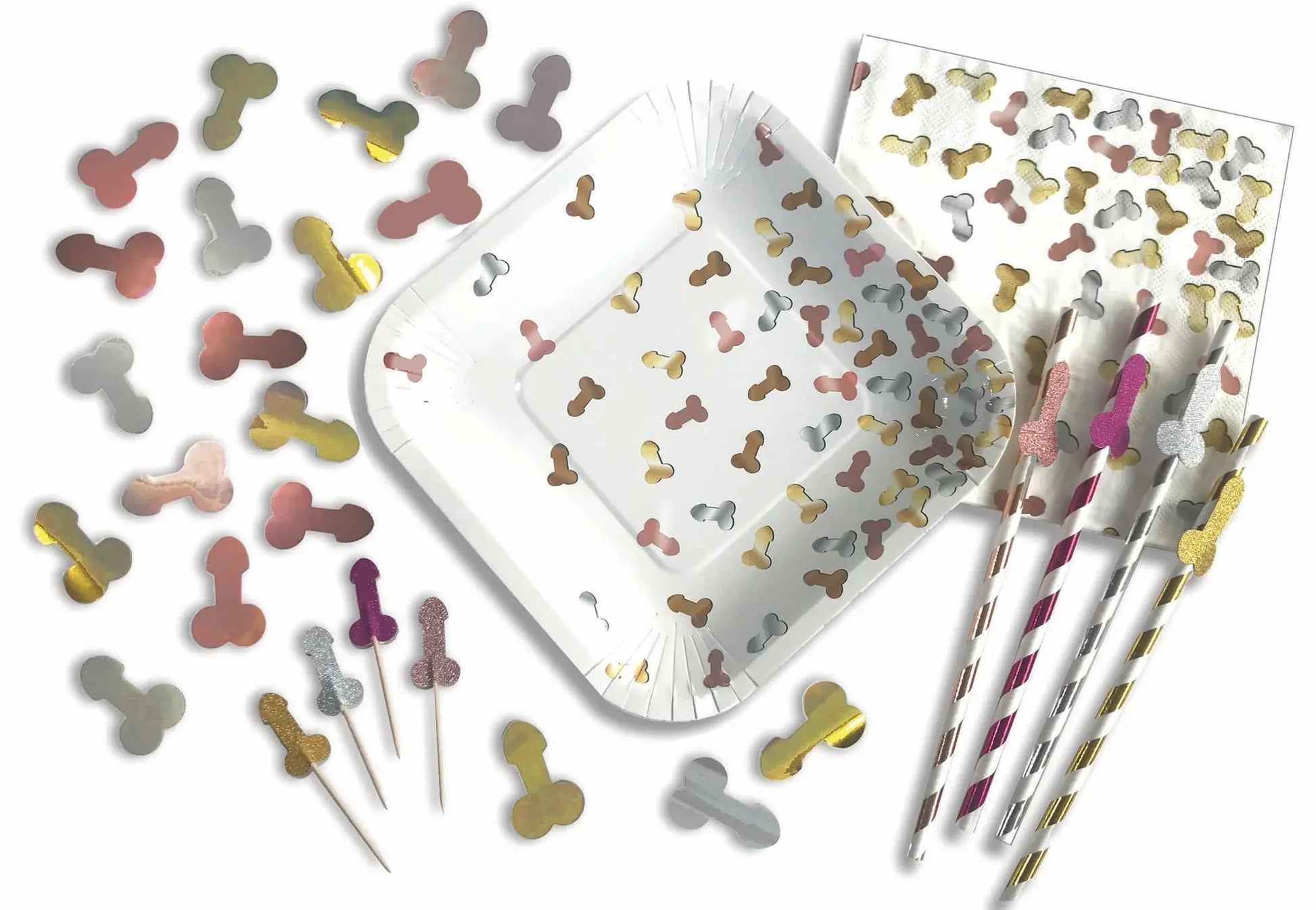 Penis Party Pack Bachelorette Party Adult Party Decor  Novelties - Party Supplies