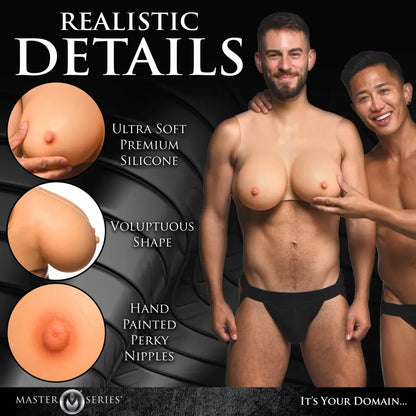 Perky Pair G-Cup Wearable Silicone Breasts Fetish Wear  Fetish Clothing and Lingerie