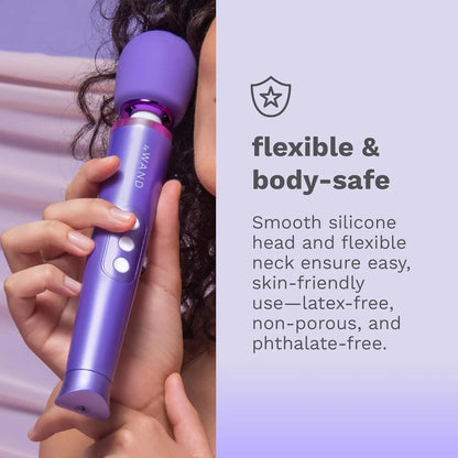 Petite Rechargeable Wand Massager - Violet  Wand Vibrator
